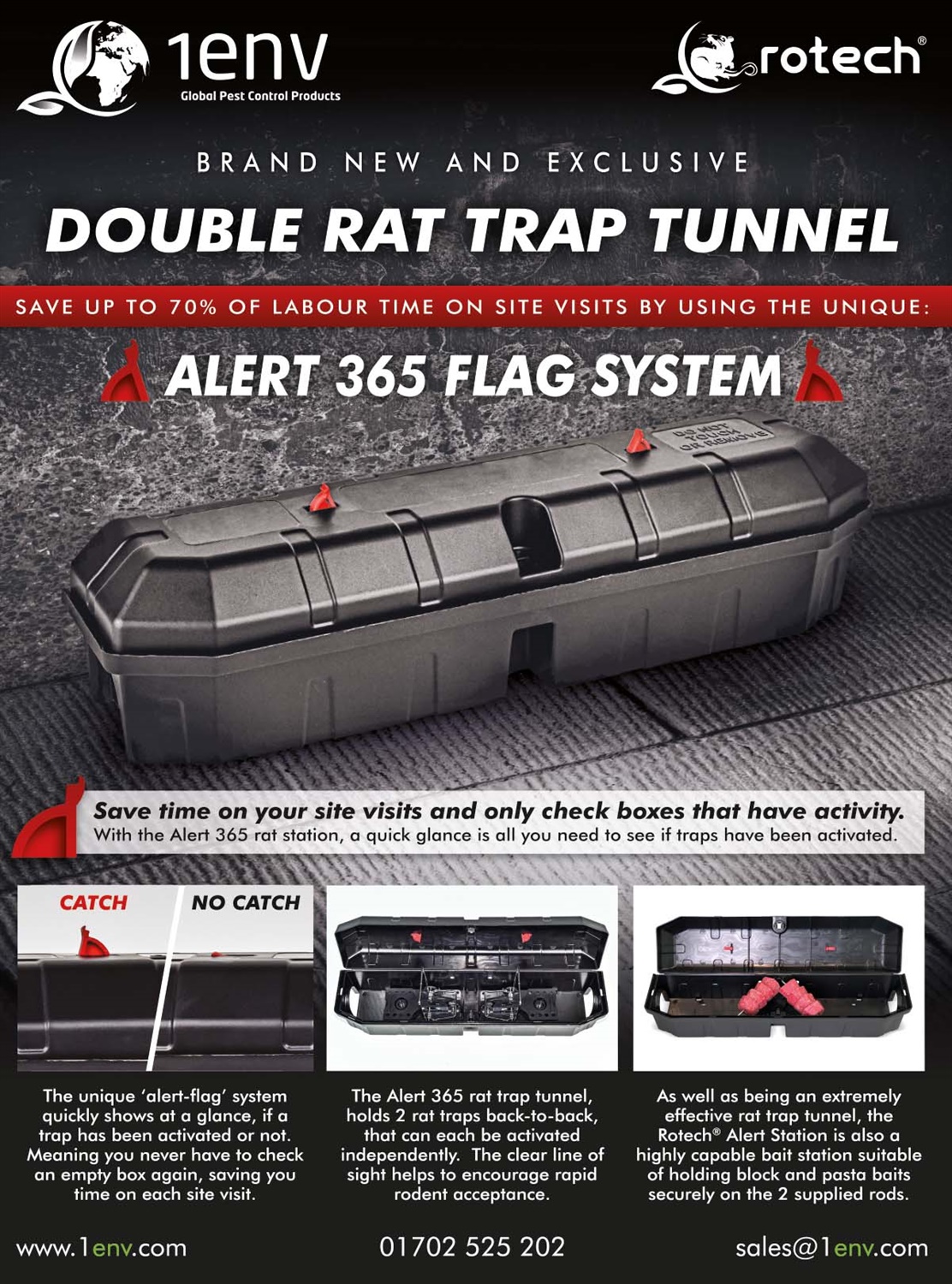 1env double rat trap tunnel alert 365 flag system advert